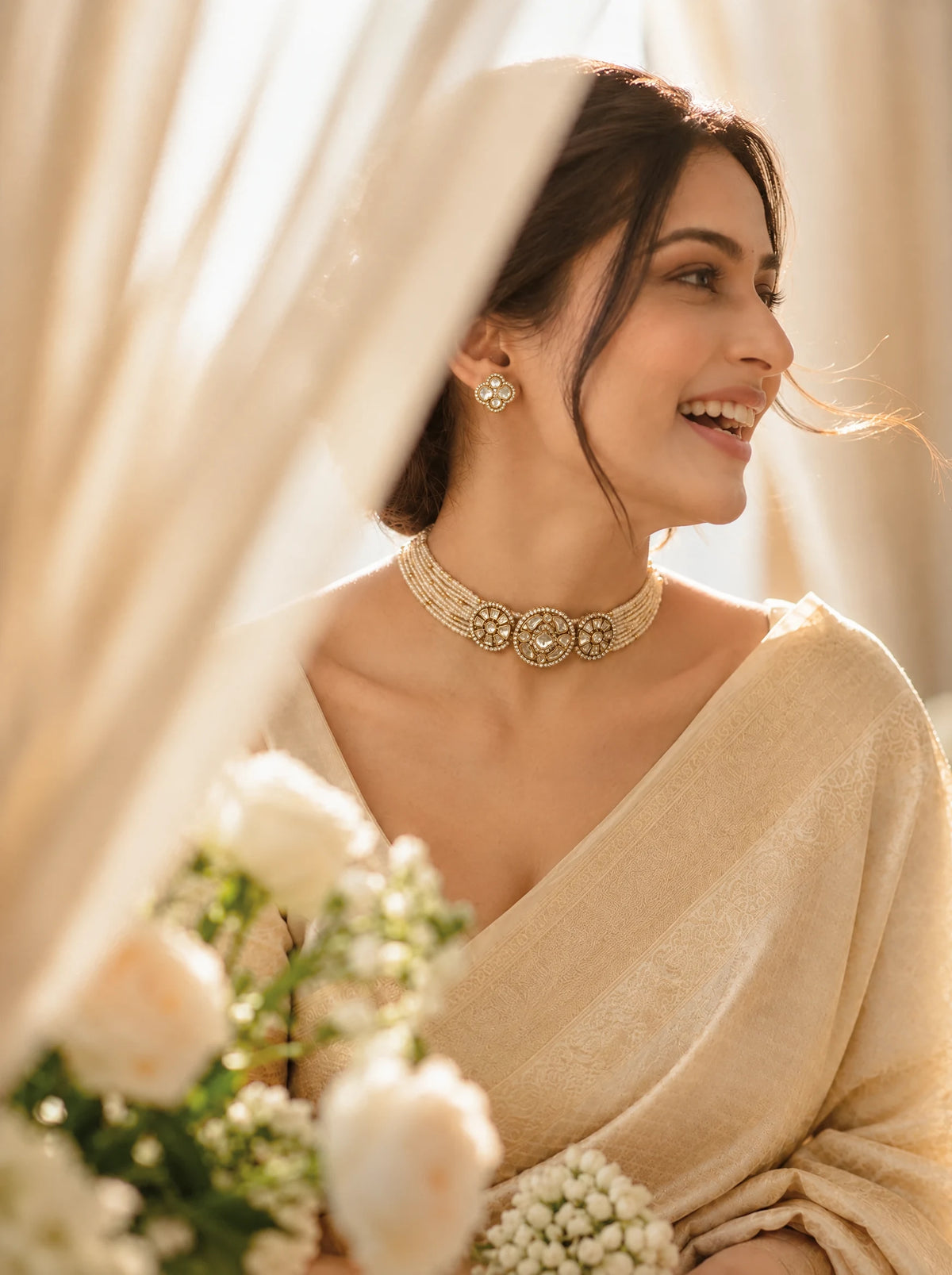 Antique Crystal Choker Set
