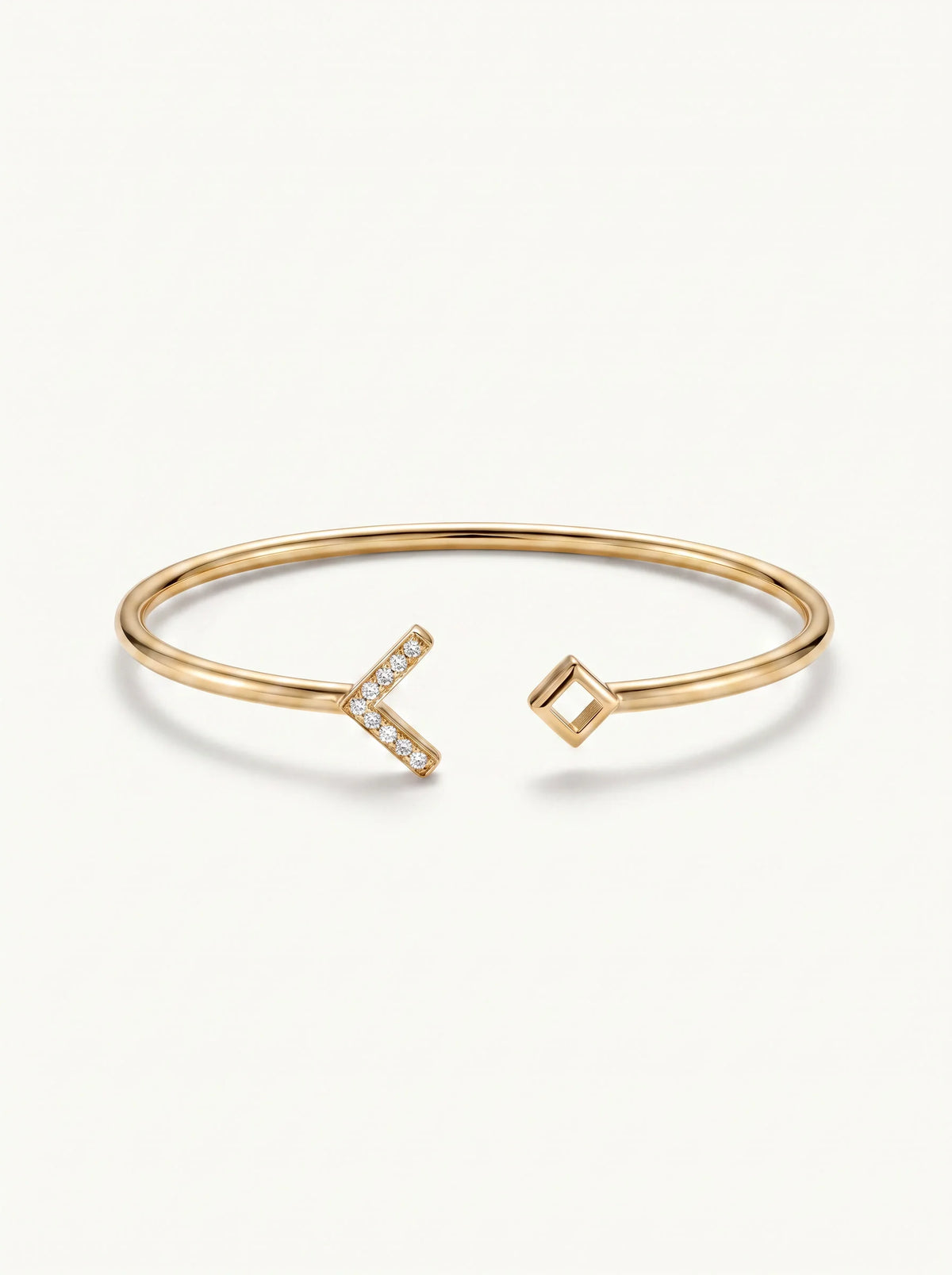 Arrow Point Open Cuff Bracelet