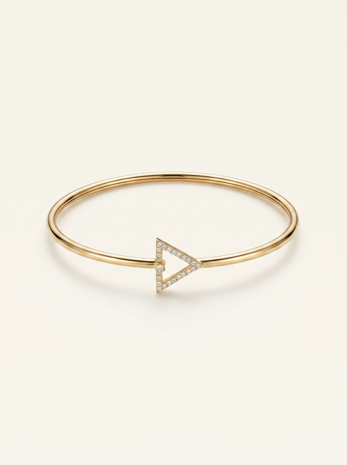 Chevron Point Open Cuff Bracelet