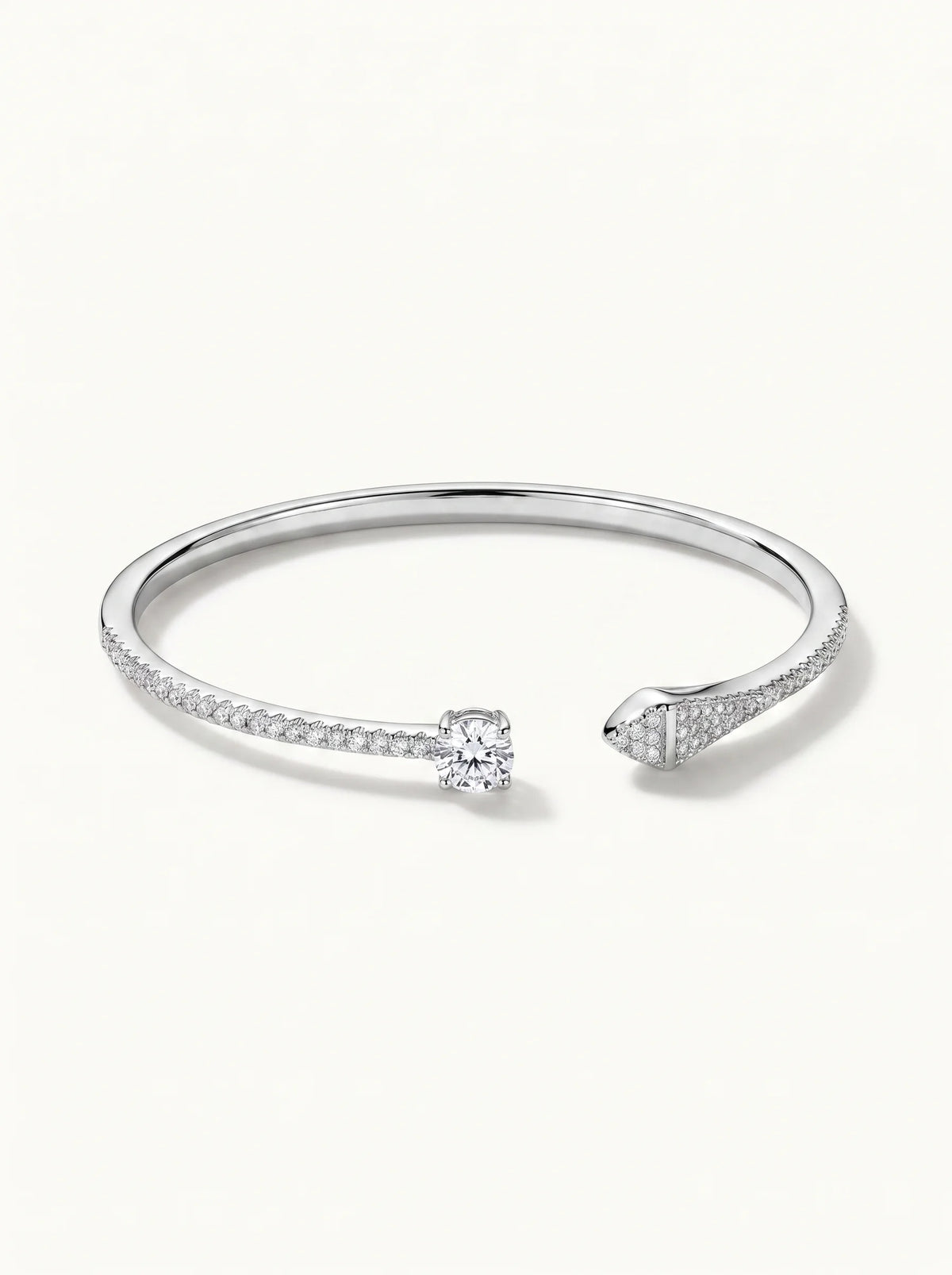Petite Crystal Open Cuff Bracelet