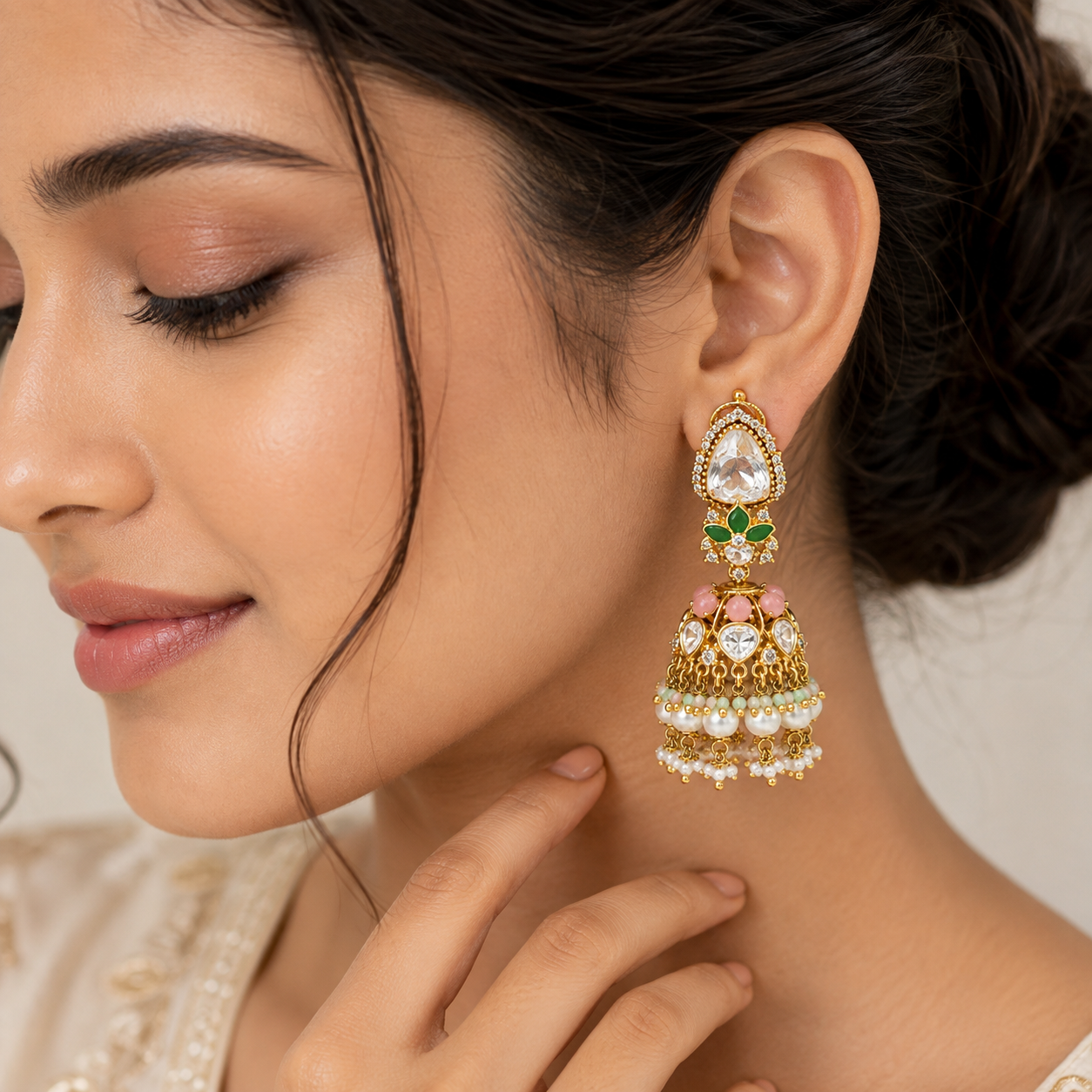 Meher Jhumka Earrings