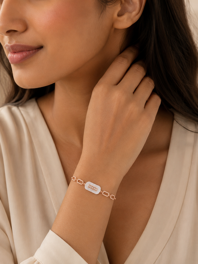 Mother-of-Pearl Link Bracelet