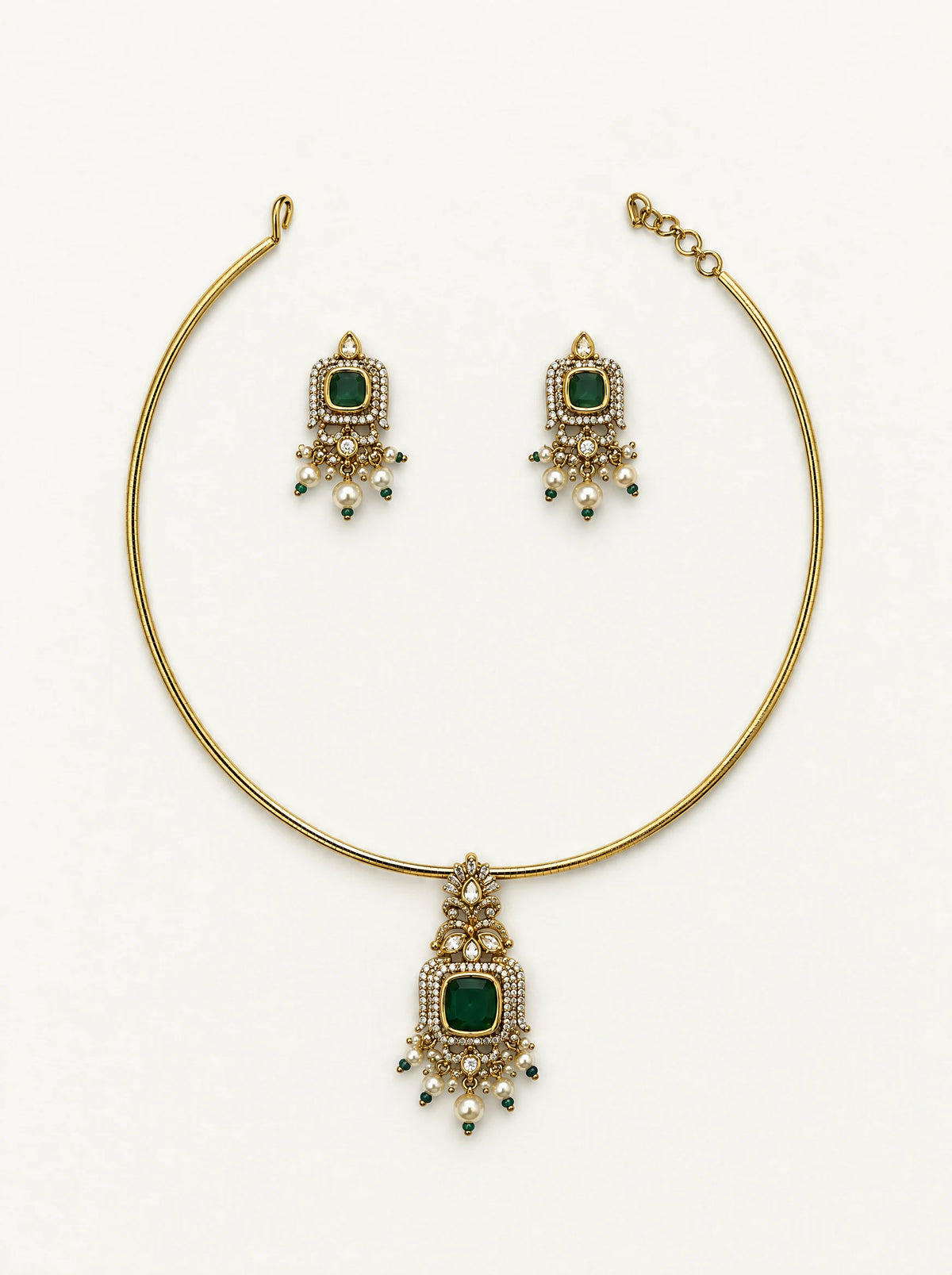 Emerald Pendant Necklace