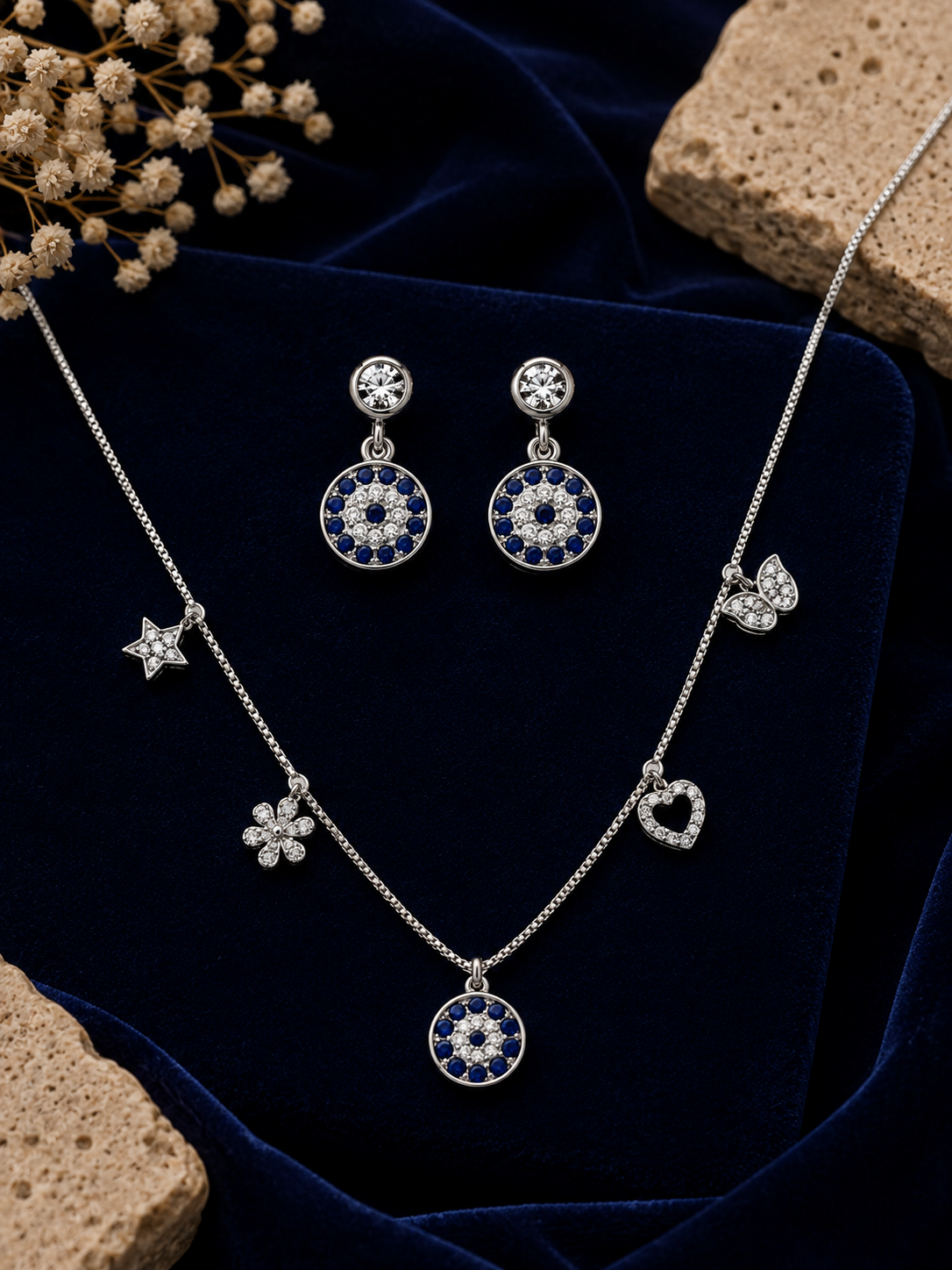 Celestial Sapphire Jewelry Set