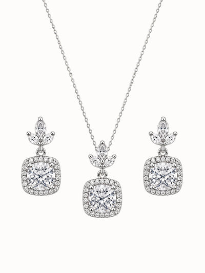 Crystal Fleur Pendant Set