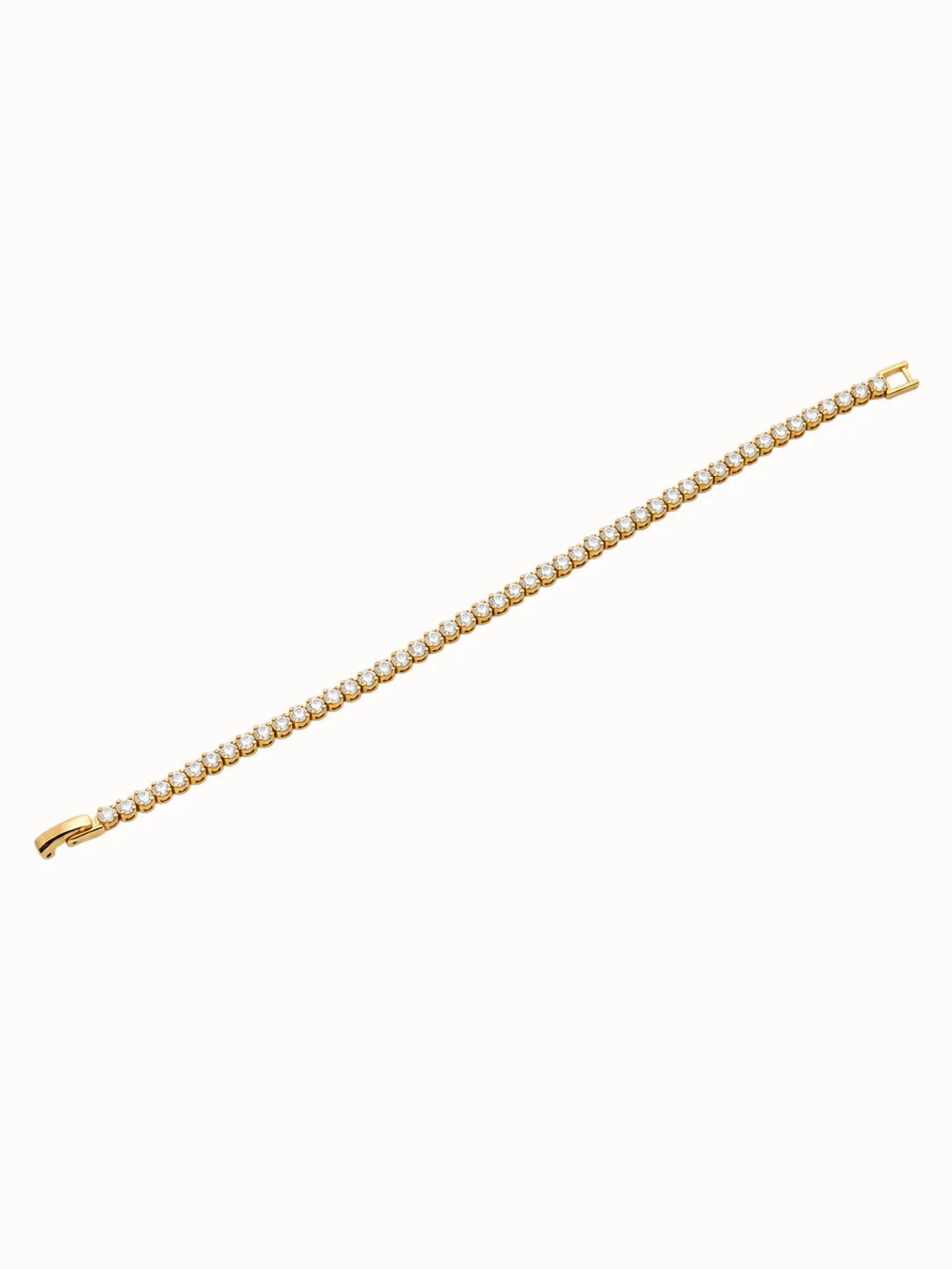 Brilliant Pavé Gold Tennis Bracelet