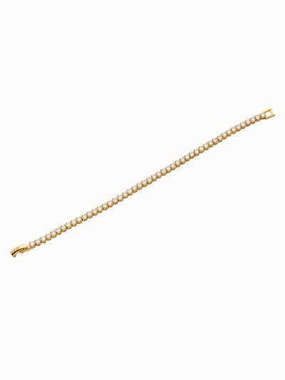 Brilliant Pavé Gold Tennis Bracelet