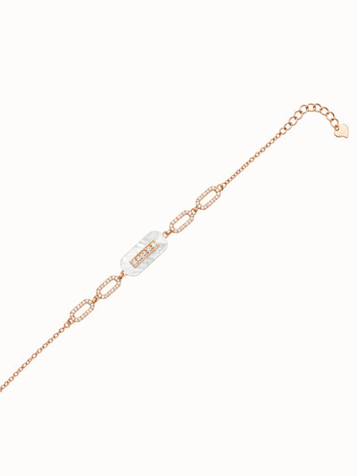 Mother-of-Pearl Link Bracelet