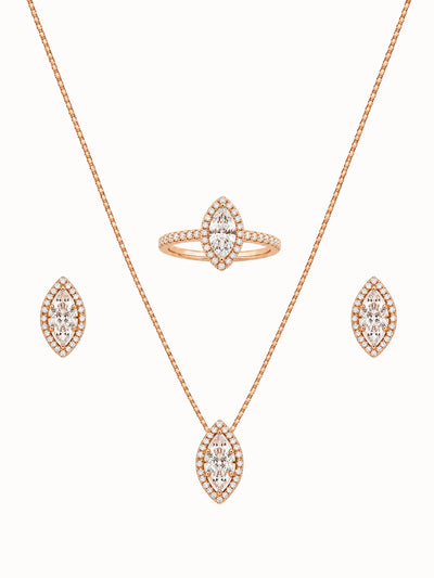 Rose Gold Marquise Jewelry Collection