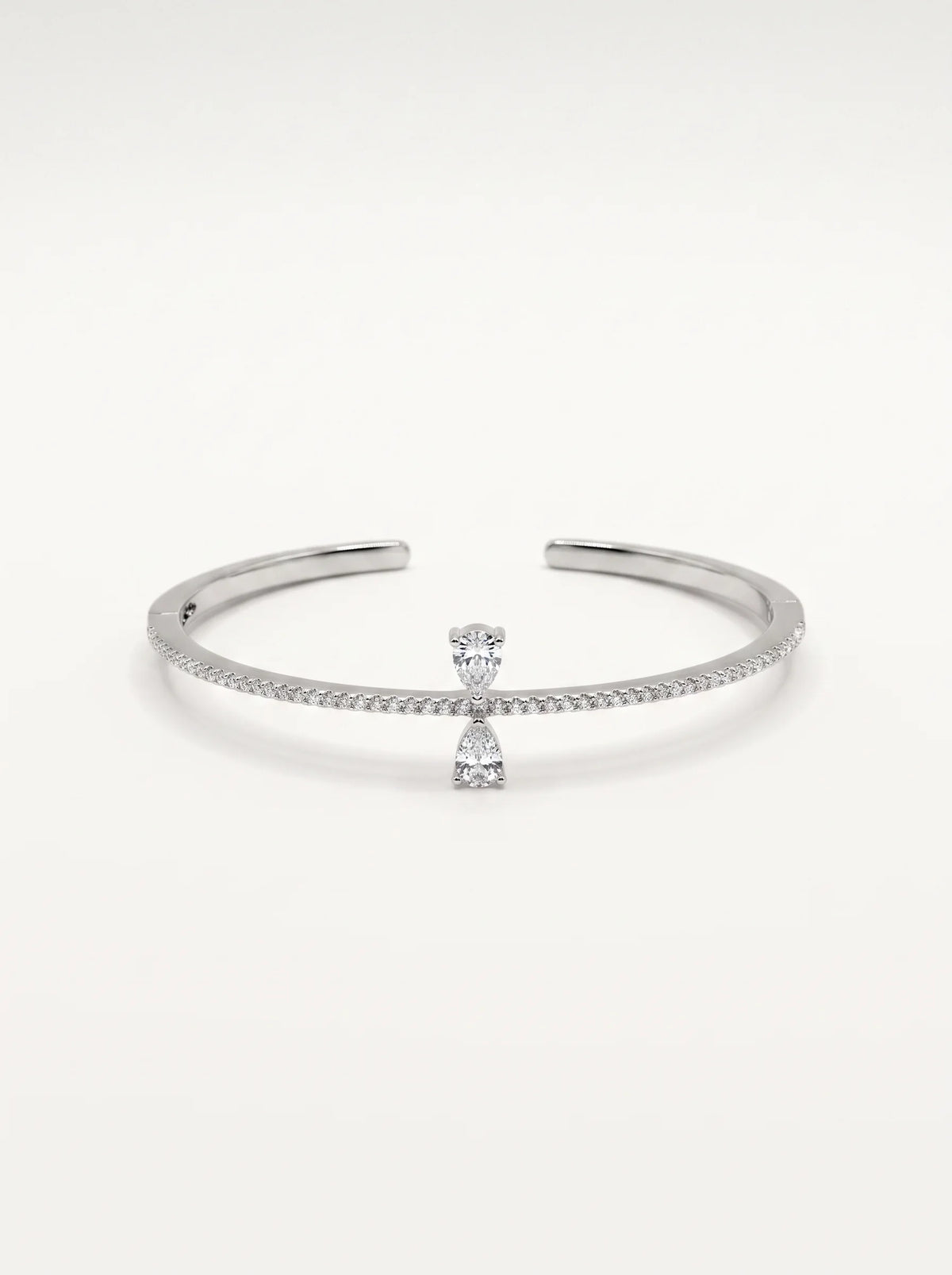 Diamond Accent Open Cuff Bracelet