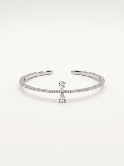 Diamond Accent Open Cuff Bracelet