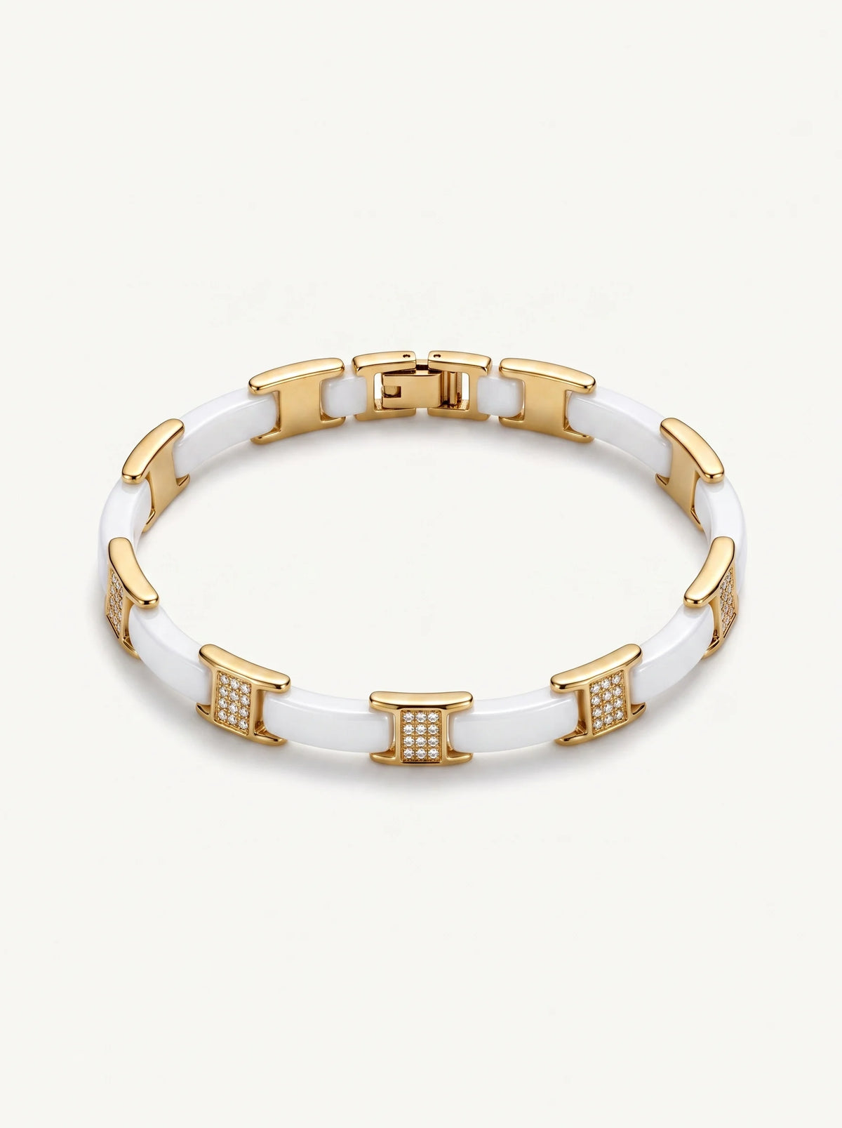 Gold Bar Chain Bracelet