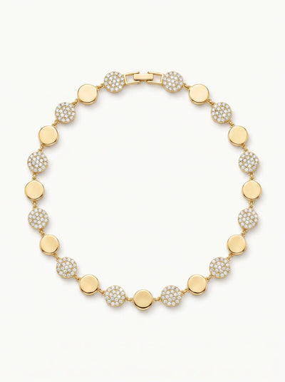 Gold Geometric Bead Bracelet