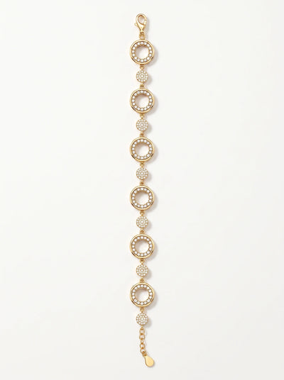 Delicate Crystal Station Bracelet