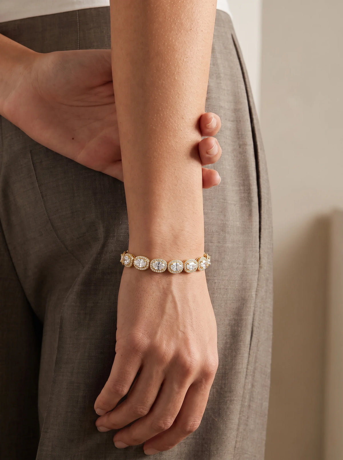 Pearl Bead Link Bracelet